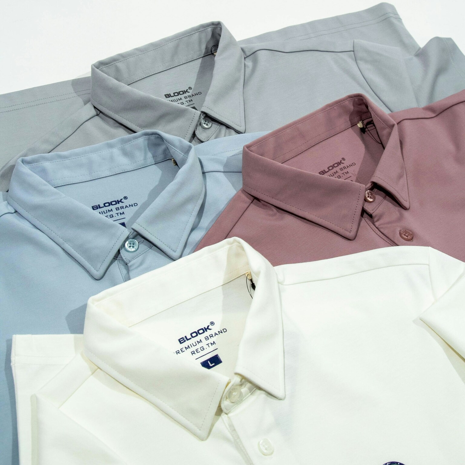 Modal Spandex Collar Shirts